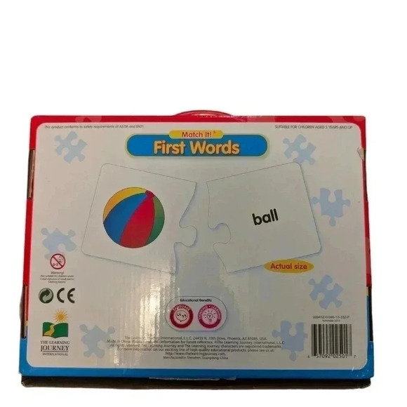 Match It - First Words puzzle - Picture 2 of 4